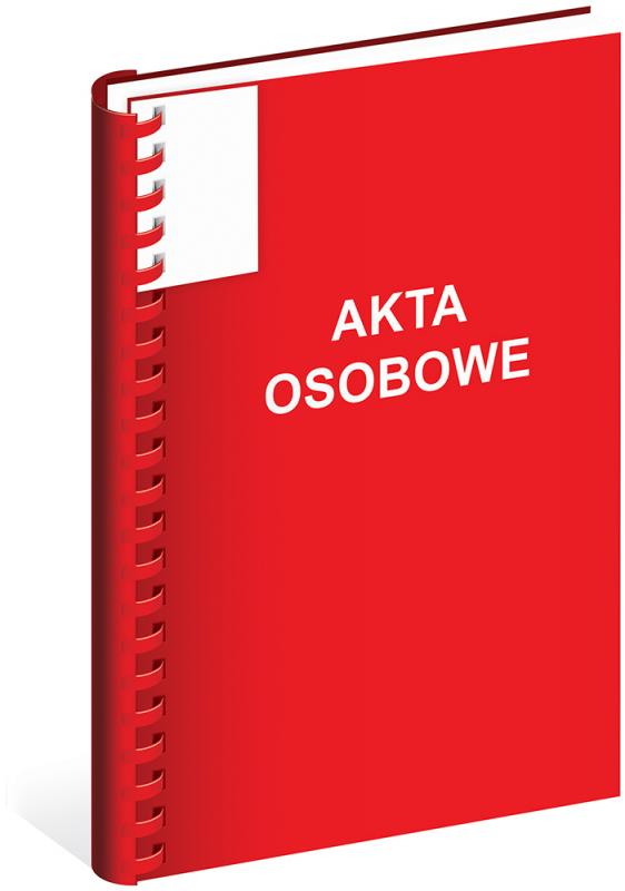 TECZKA AKT OSOBOWYCH 02 CZERWONE