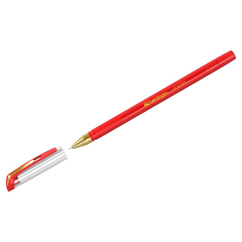 DŁUGOPIS KULKOWY BERLINGO CZERWONY 0,7MM XGOLD A/12