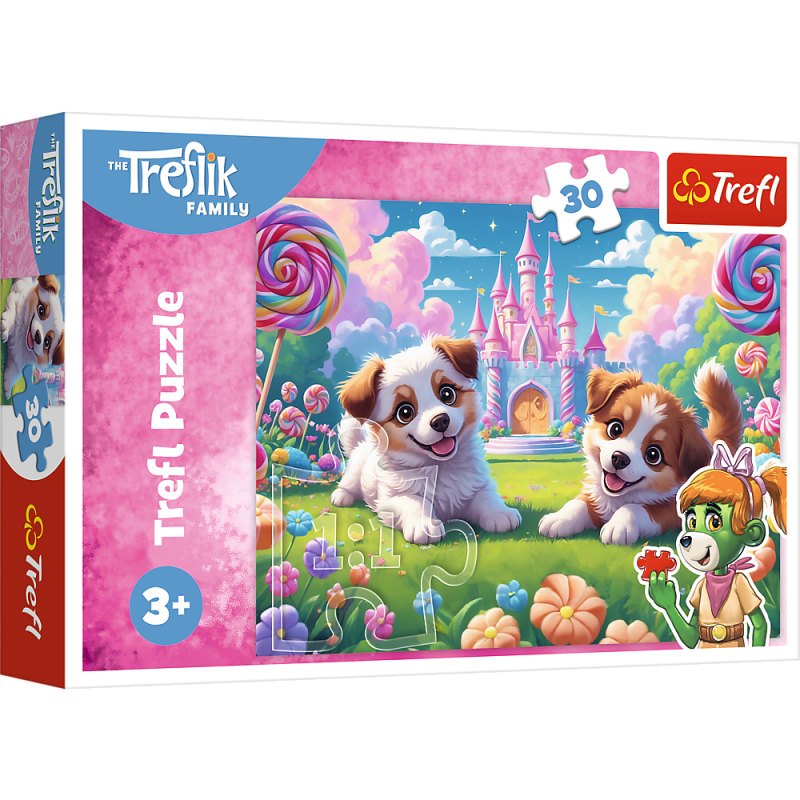 PUZZLE 30 TREFL ŚWIAT PEŁEN UŚMIECHU