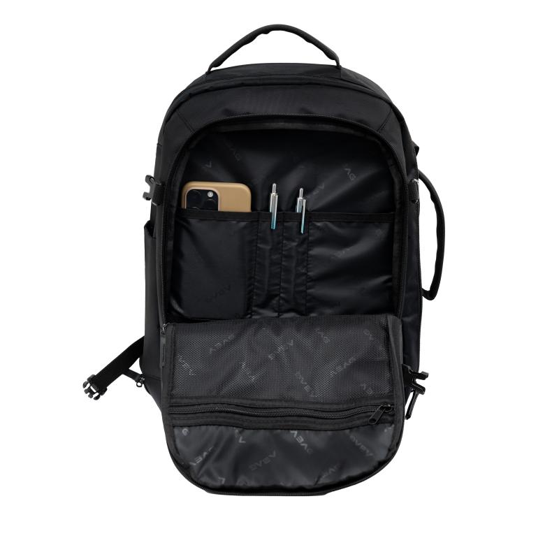 PLECAK 2W1 BUSINESS&TRAVEL ABAG BLACK