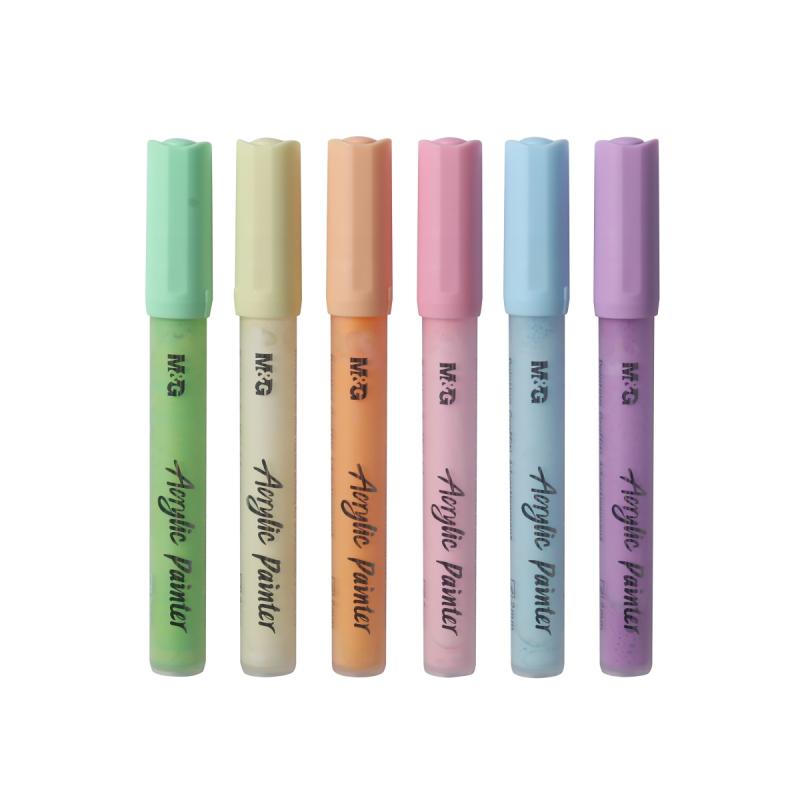 MARKERY AKRYLOWE PASTELOWE SET 1,1-2MM MIX A6 MG