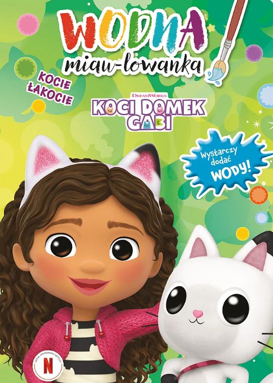 KSIĄŻECZKA TREFL KOCI DOMEK GABI. KOCIE ŁAKOCIE. WODNA MIAU-LOWANKA