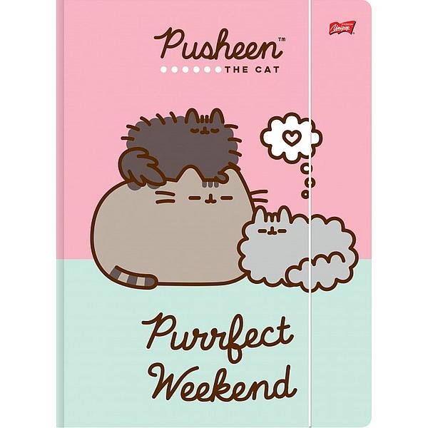 TECZKA Z GUMKĄ A4 PUSHEEN UNIPAP