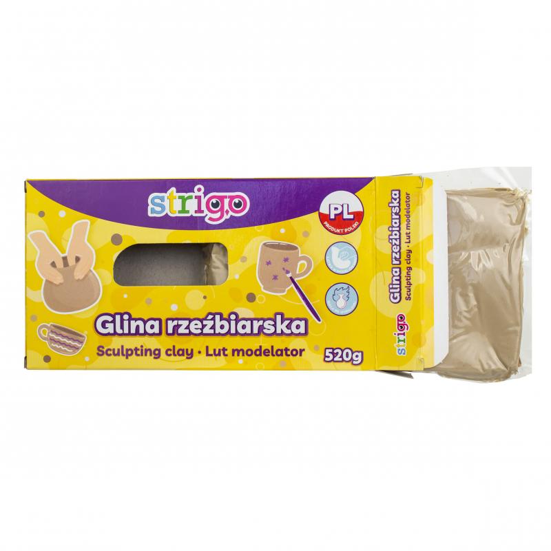 GLINA RZEŹBIARSKA NATURALNA 520G STRIGO