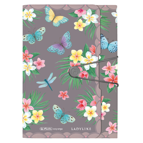TECZKA HERLITZ Z 12 PRZEGRODAMI PP LADYLI BUTTERFLIES