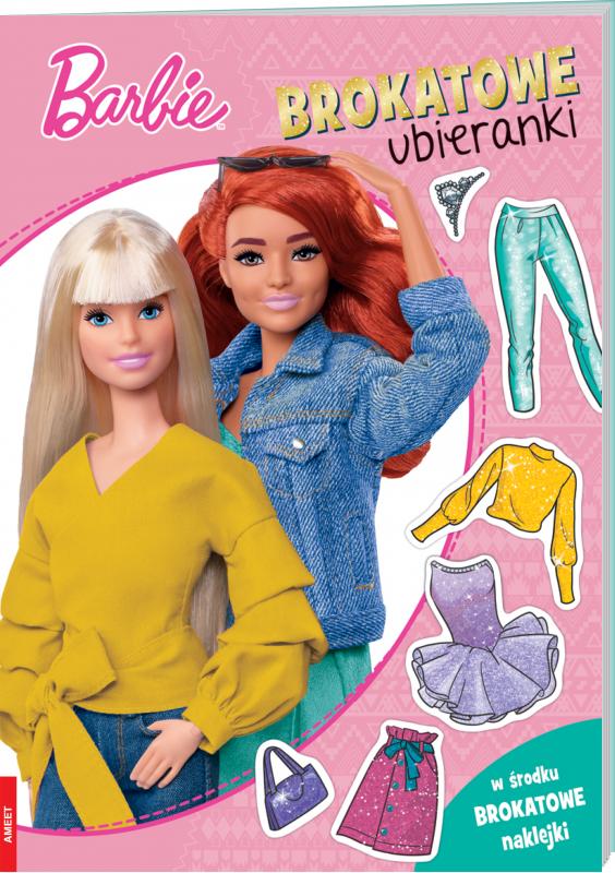 KSIĄŻECZKA BARBIE. BROKATOWE UBIERANKI