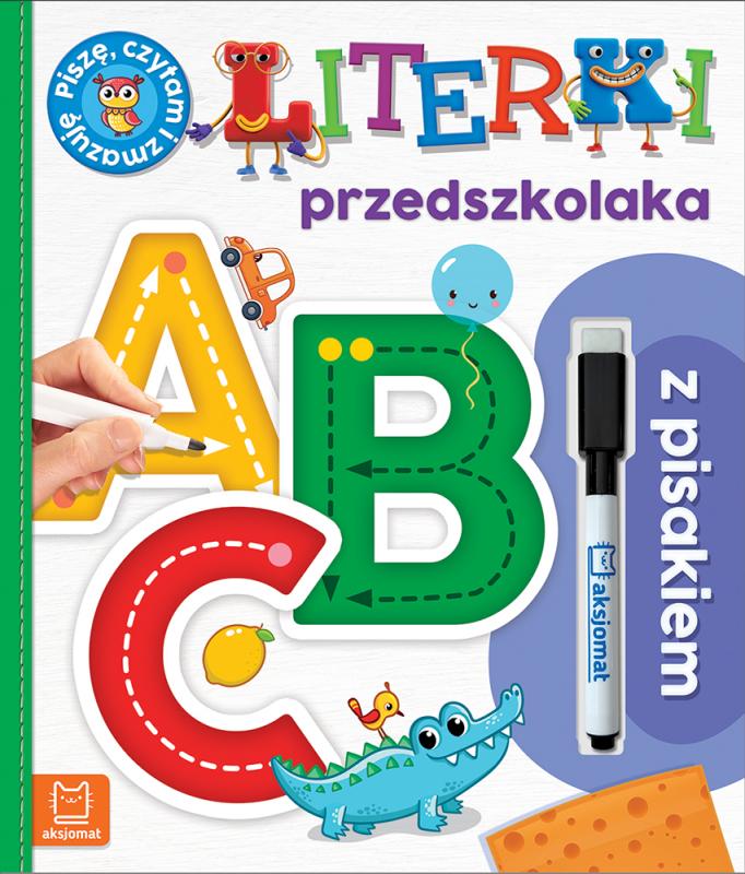 KSIĄŻECZKA LITERKI PRZEDSZKOLAKA Z PISAKIEM. PISZĘ, CZYTAM I ZMAZUJĘ. WYDANIE SPECJALNE