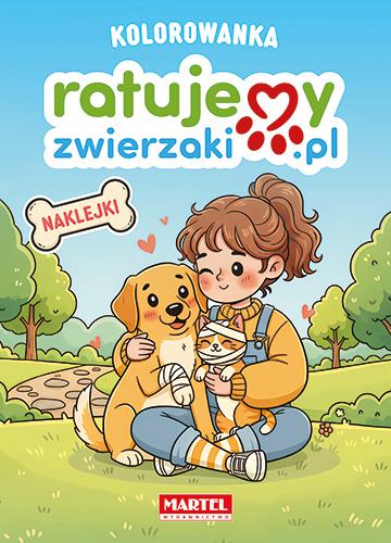KSIĄŻECZKA RATUJEMYZWIERZAKI.PL Z NAKLEJKAMI