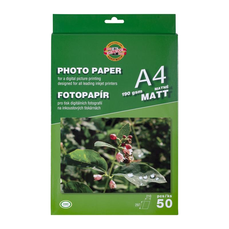 PAPIER FOTO 190G KOHINOR MAT 50