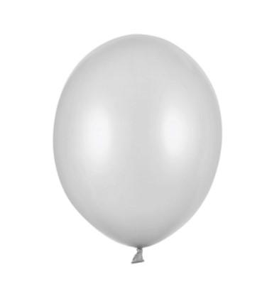 BALONY STRONG 12CM METALLIC SILVER