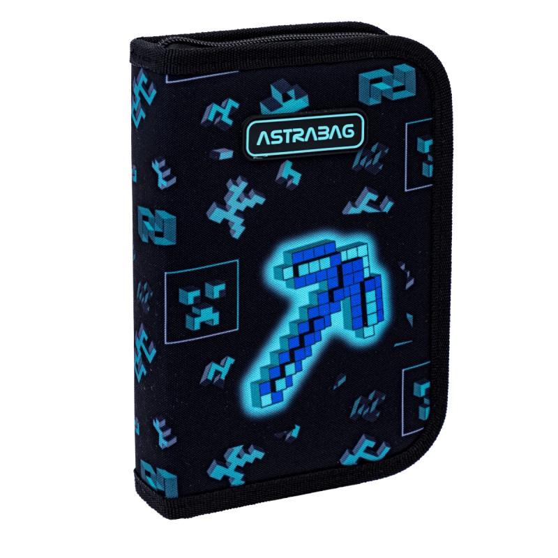 PIÓRNIK POJEDYNCZY JEDNOKLAPKOWY Z WYPOSAŻENIEM ASTRABAG DARK PIXEL, A