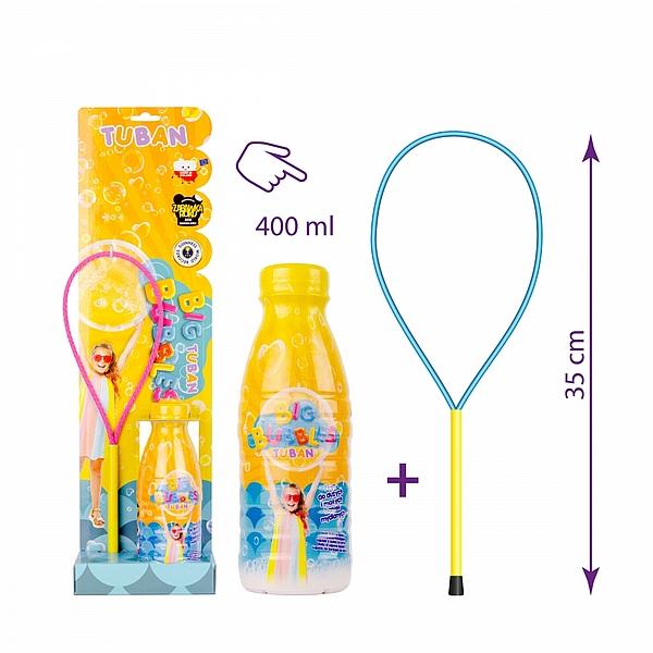 OBRĘCZ DO BANIEK MYDLANYCH+PŁYN 400ML ZESTAW TUBAN