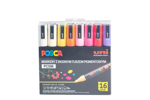 ZESTAW W ETUI UNI MARKER POSCA PC-5M A16