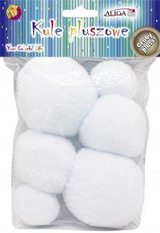 KULE PLUSZOWE POM-3517 KULE ŚNIEŻNE