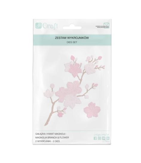 ZESTAW WYKROJNIKÓW DP CRAFT - GAŁAZKA I KWIAT MAGNOLII, 2 SZT.