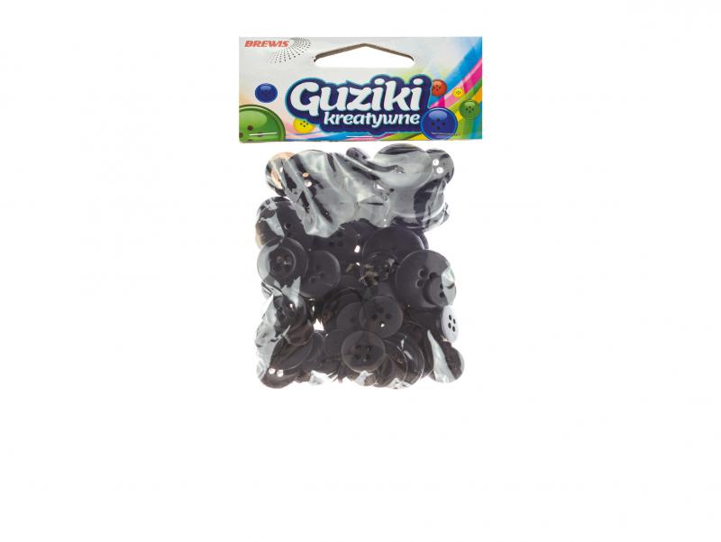 GUZIKI 40G CZARNE BREWIS