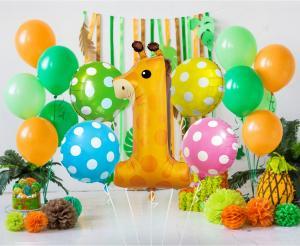 BALONY FOLIOWE ZESTAW ŻYRAFA 1 A5
