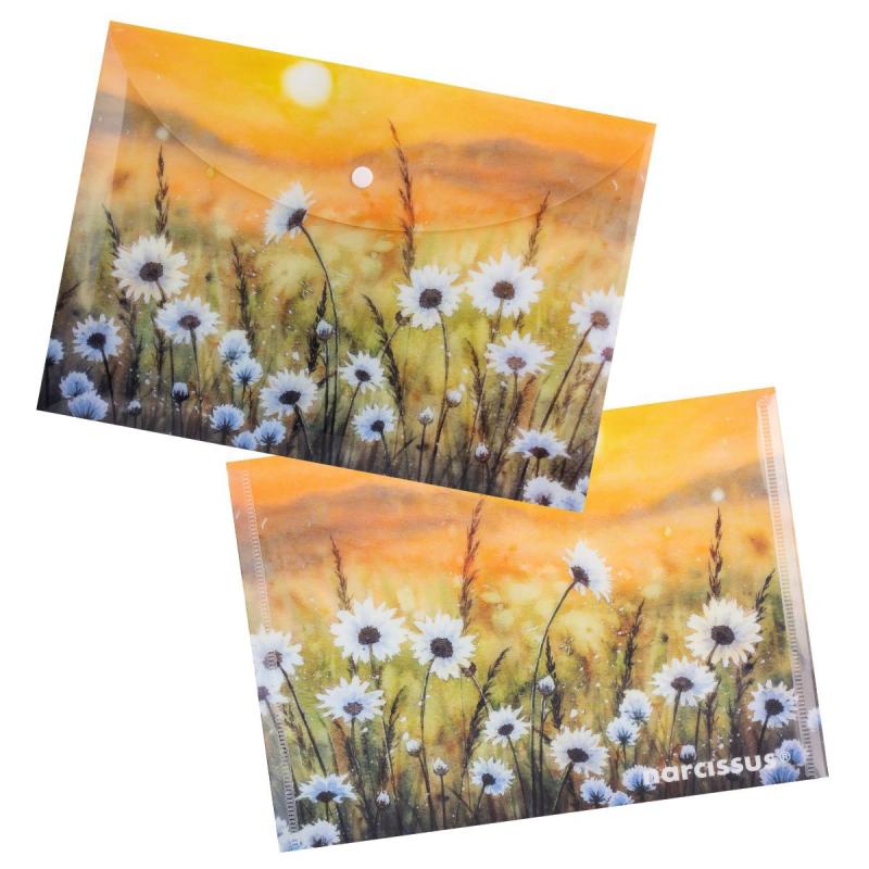 TECZKA KOPERTOWA PP A4 VISTA ŁĄKA KWIETNA NARCISSUS