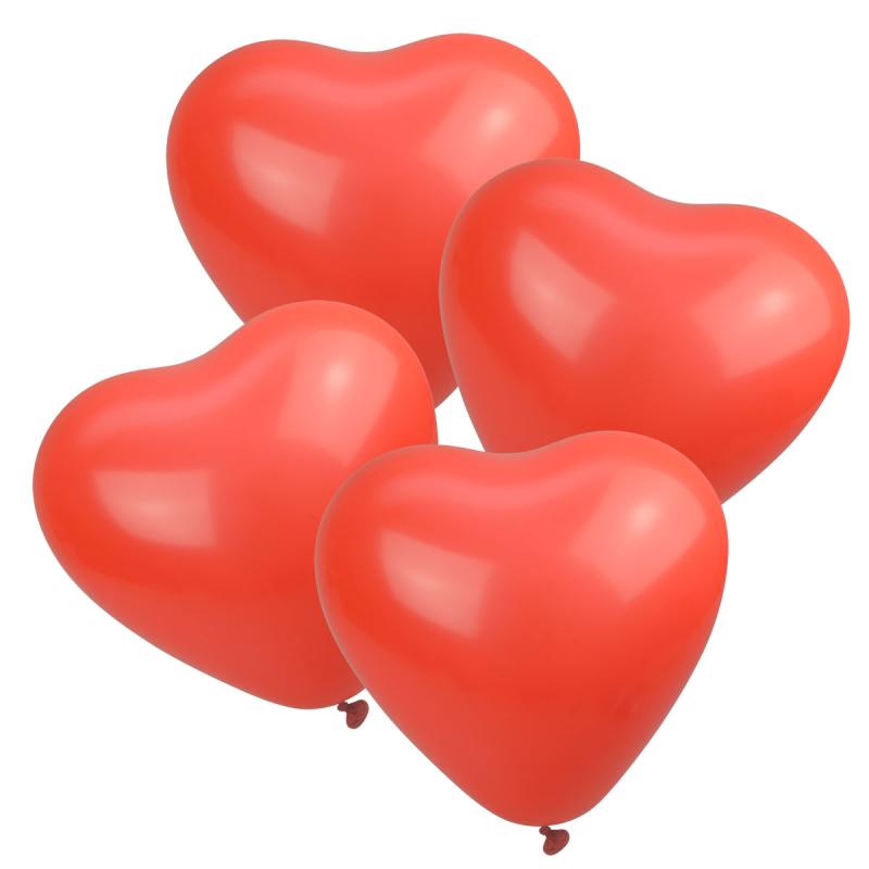 BALON SERCA CZERWONE A/100 WALENTYNKI