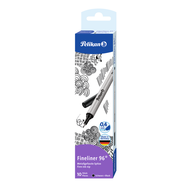 CIENKOPIS PELIKAN 96 0,4MM CZARNY A10