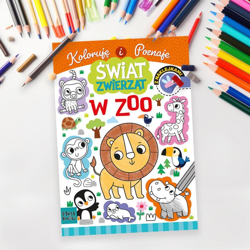 KOLOROWANKA A4 HENRY ŚWIAT ZWIERZĄT W ZOO