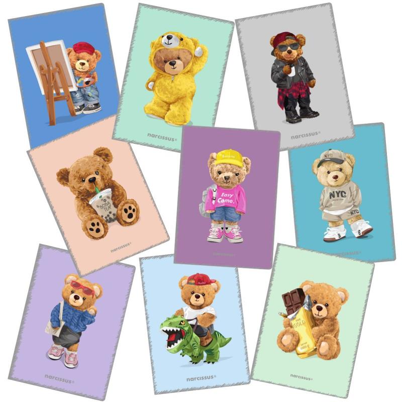 ZESZYT A5/32# PP TEDDIES 80G NARCISSUS