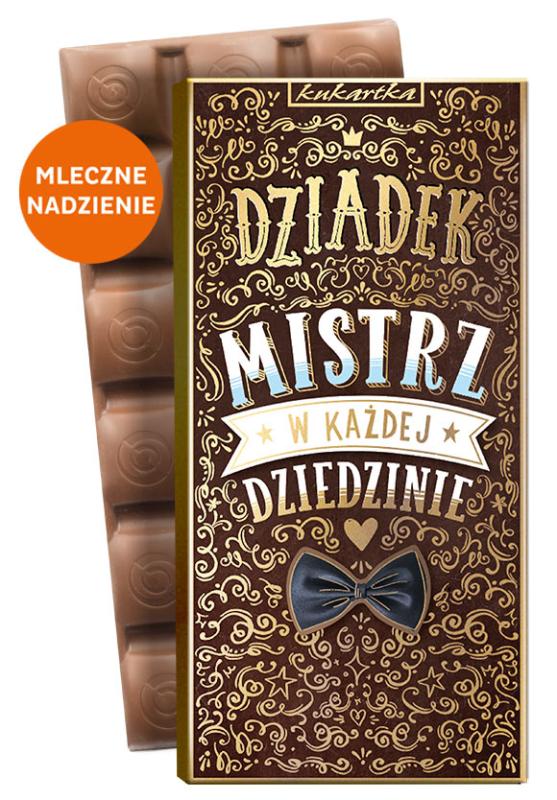 CZEKOLADY 100G KUKARTKA BABCIA I DZIADEK DiB