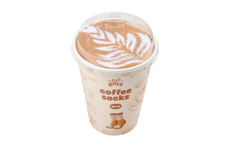 GIFTY-SKARPETKI 38-42 GIFTY COFFEE LATTE