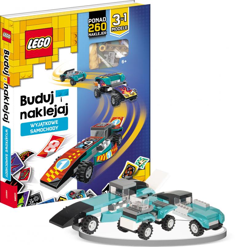 KSIĄŻECZKA LEGO NINJAGO. BUDUJ I NAKLEJAJ. SMOKI