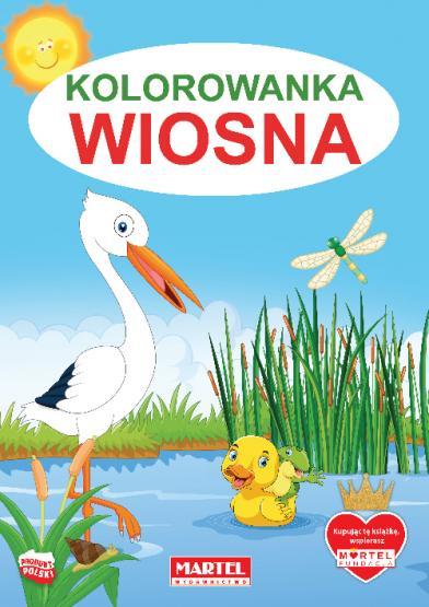 KSIĄŻECZKA KOLOROWANKA WIOSNA