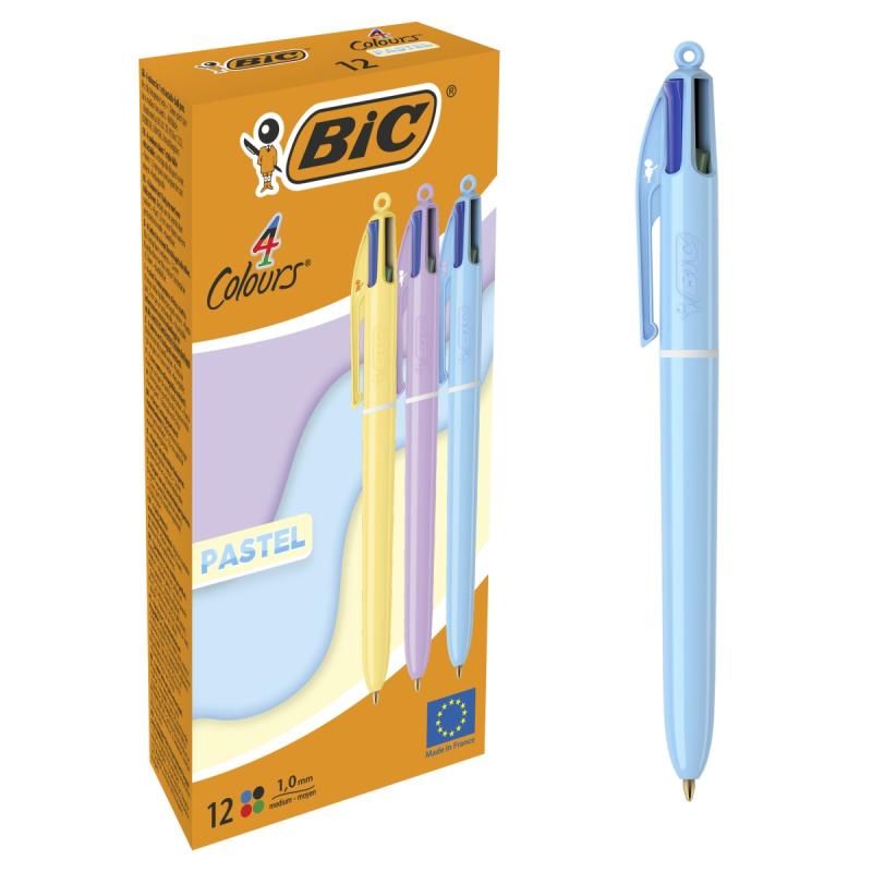DŁUGOPIS BIC 4-KOL PASTEL A12