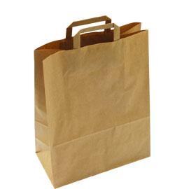 TORBA PAPIEROWA 22X10X30MAT 90/M2 MAŁA