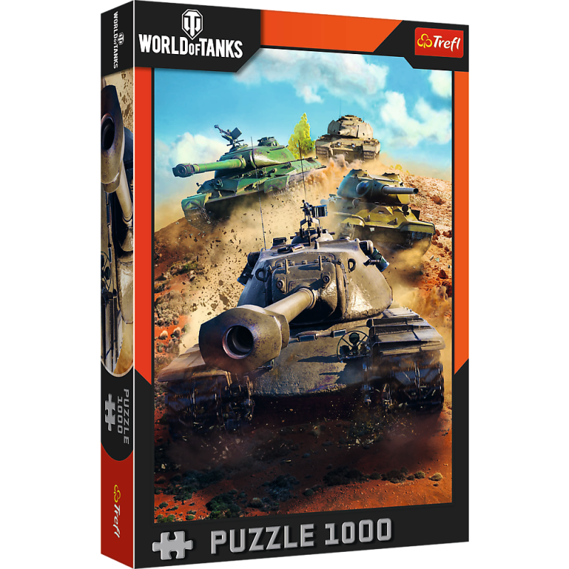 PUZZLE 1000 TREFL WORLD OF TANKS CZOŁGI W BOJU