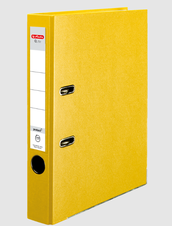 SEGREGATOR A4/5 HERLITZ PP ŻÓŁTY Q.FILE