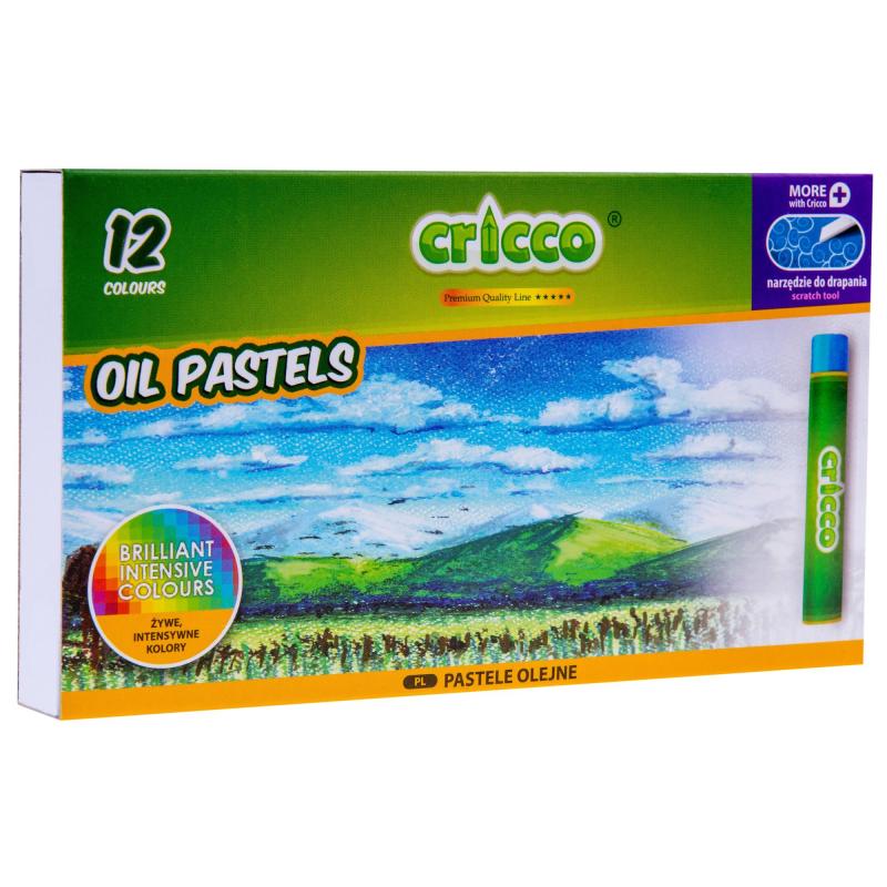 PASTELE OLEJNE 12KOL CRICCO