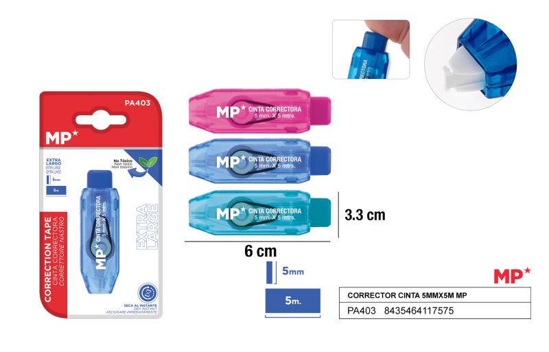 KOREKTOR W TAŚMIE 5MMX5M MP