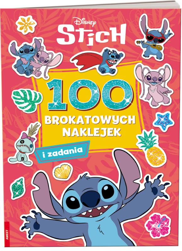 KSIĄŻECZKA STITCH. 100 BROKATOWYCH NAKLEJEK