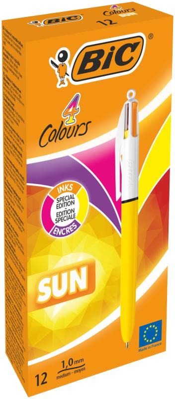 DŁUGOPIS BIC 4-KOLOROWY SUN B12 BCL EU