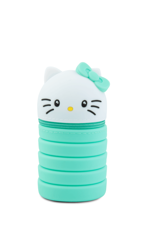 SASZETKA SILIKONOWA /Z GŁÓWKĄ MIX - PINK HELLO KITTY