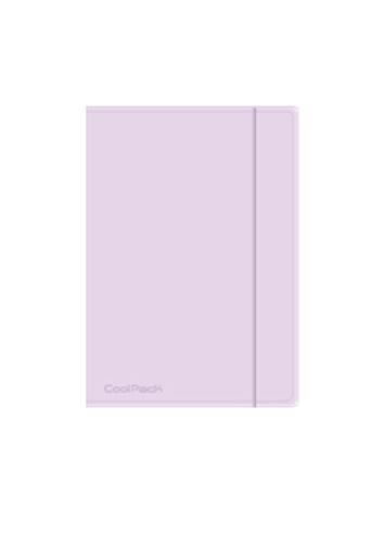 TECZKA NA GUMKĘ A4 CP PASTEL - POWDER PURPLE