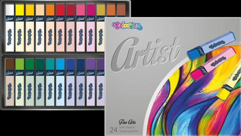 PASTELE SUCHE 24 KOL COLORINO ARTIST