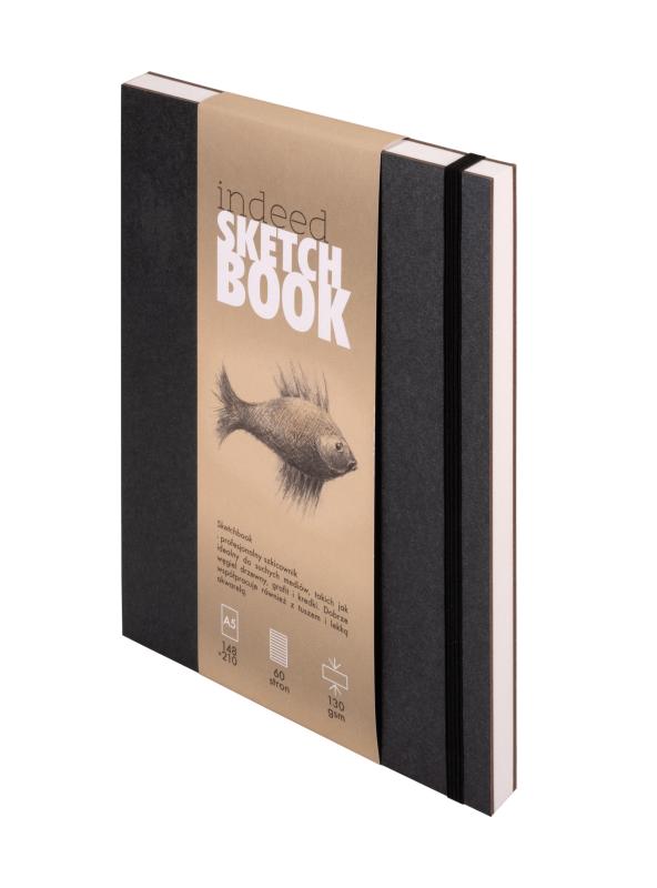 SZKICOWNIK NOTES INDEED SKETCH A5 CZARNY ANTRA
