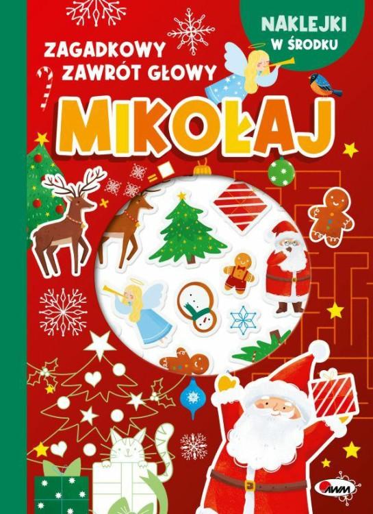 KSIĄŻECZKA ZAGADKOWY ZAWRÓT GŁOWY. MIKOŁAJ