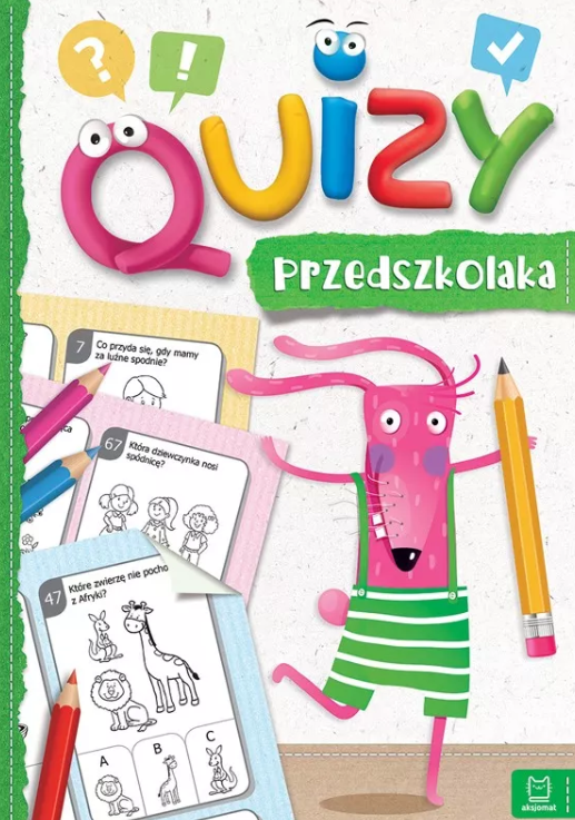 KSIĄŻECZKA QUIZY PRZEDSZKOLAKA.ZIELONE