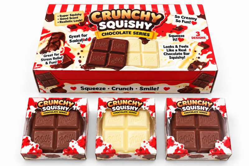 GNIOTEK SENSORYCZNY - DUŻA CZEKOLADA MILK CRUNCHY