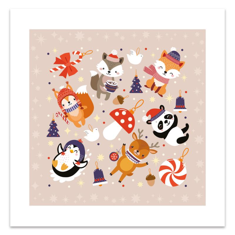 PUZZLE W RAMCE 49 ELEMENTÓW BN CUTE ANIMAL #ŚWIĘTA