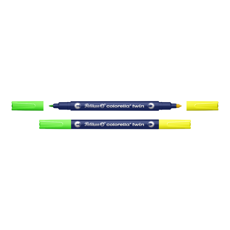 FLAMASTRY 10 PELIKAN COLORELLA TWIN