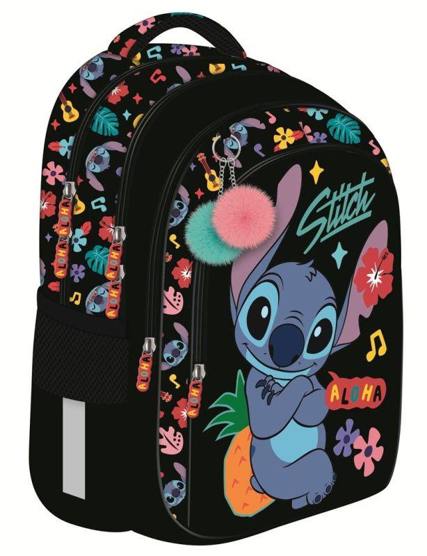 PLECAK 4-KOMOROWY STITCH BLACK ALOHA BPL-58
