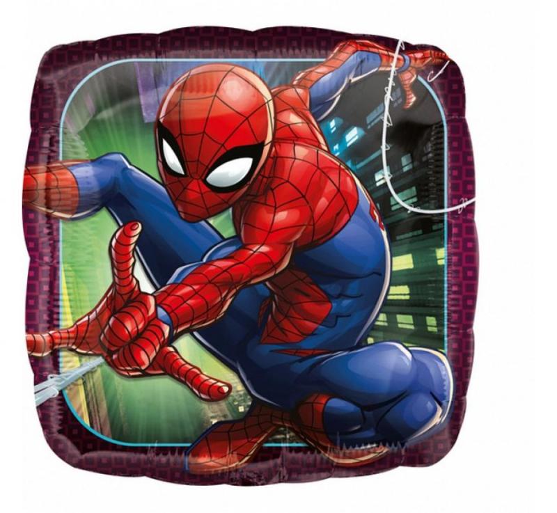 BALON FOLIOWY 18CALI SQR SPIDERMAN ANIMATED