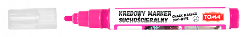 MARKER SUCHOŚC.KREDOWY 4,5MM RÓŻOWY